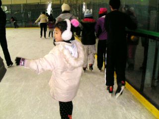 久々のスケート