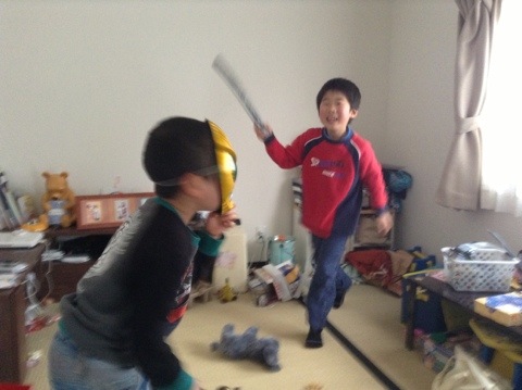 カズキくんと遊ぶ