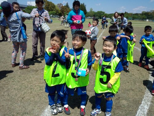 サッカー初試合