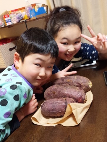 焼き芋屋さん♪